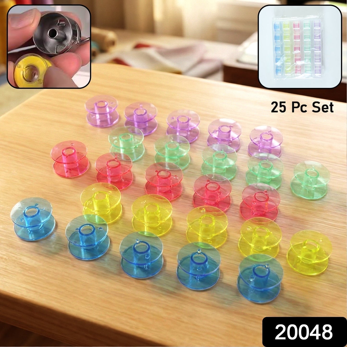 Doris Roller Sewing Machine Bobbin Set (25 Pc Set)