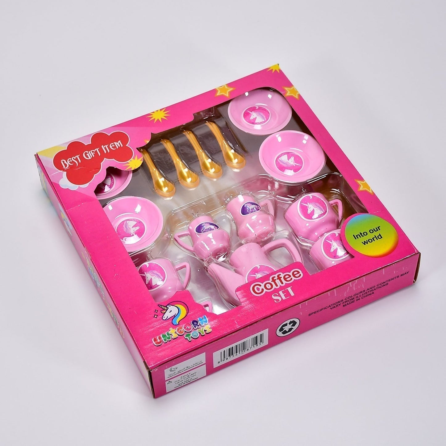 Tickles Tea toy Set | Coffee Kitchen Plastic Set Toy for Kids, Boys & Girls (15Pcs)