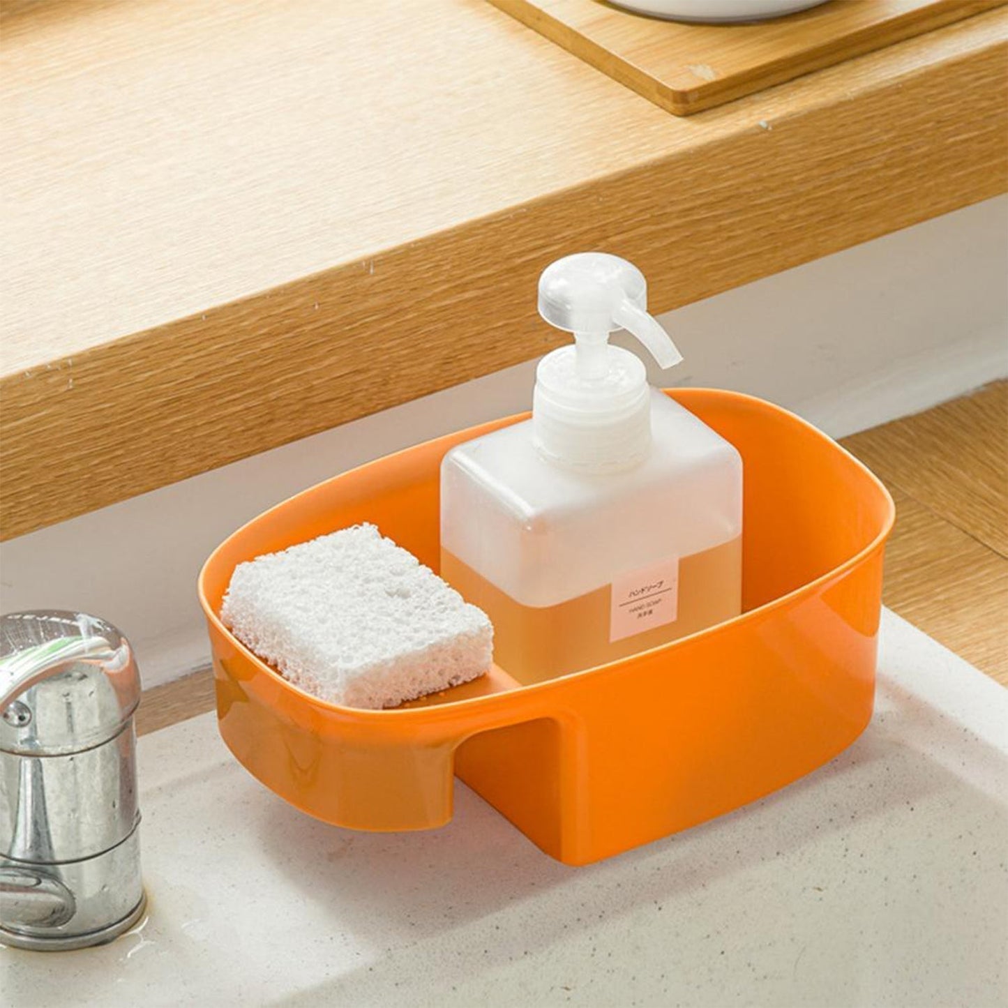 Kitchen Dish Drainer and Drying Rack Sink Basket for Washing Bowls Utensils Vegetables Fruits Storage Organiser