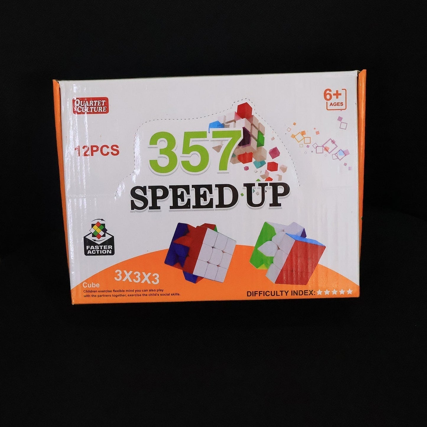 357 Speed Rubikâ€™s Cubes 3x3x3x (Set of 12)