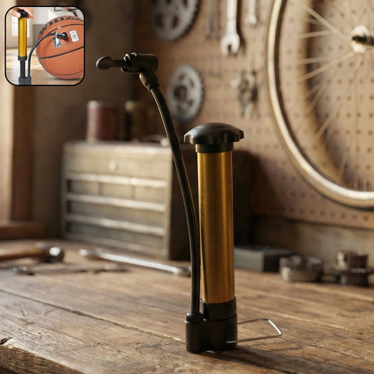 Mini Hand Air Pump â€“ Portable Metal High-Pressure Inflator for Sports (1 Pc)