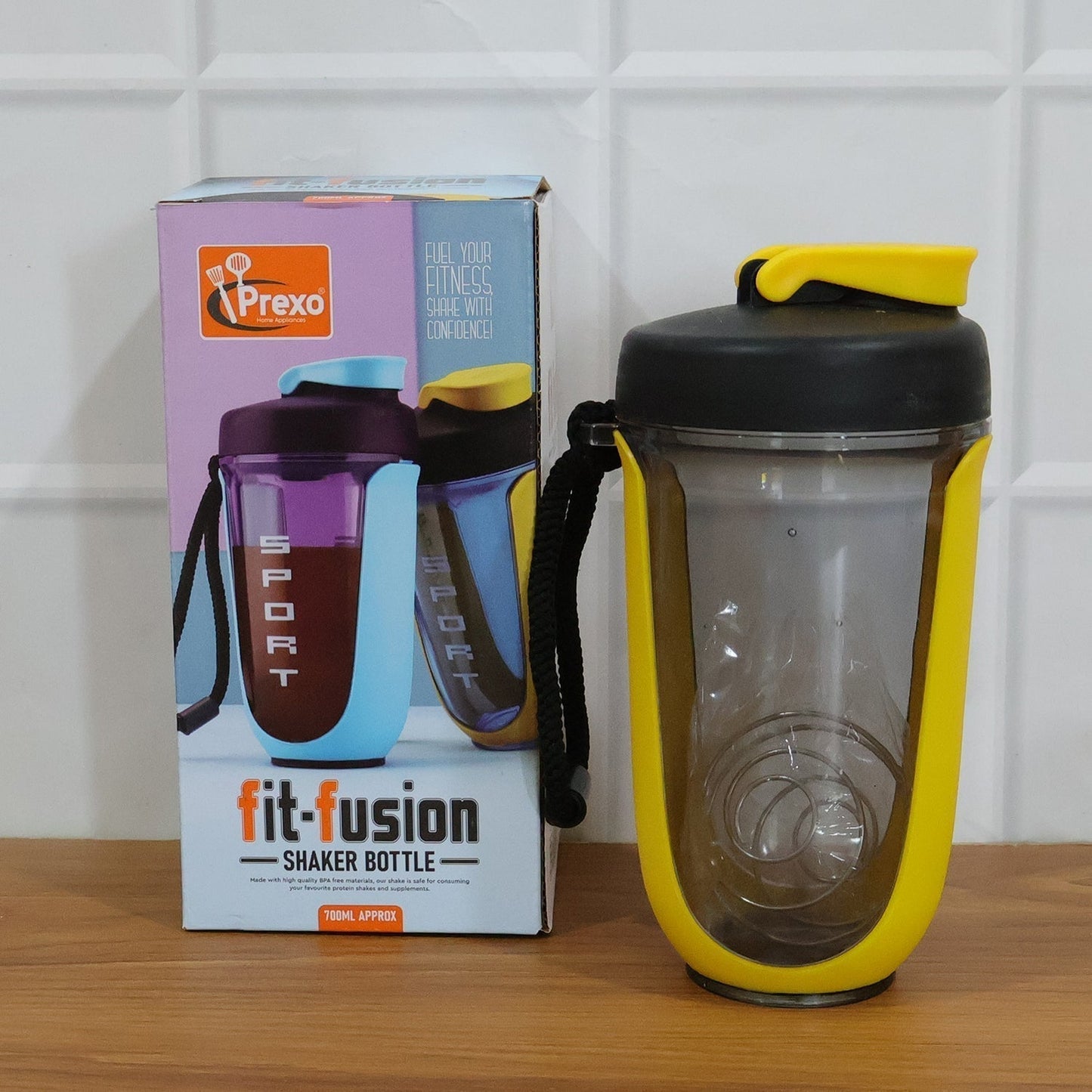 Prexo Fit-Fusion Shaker Bottle (1 Pc, 700 ML Approx)