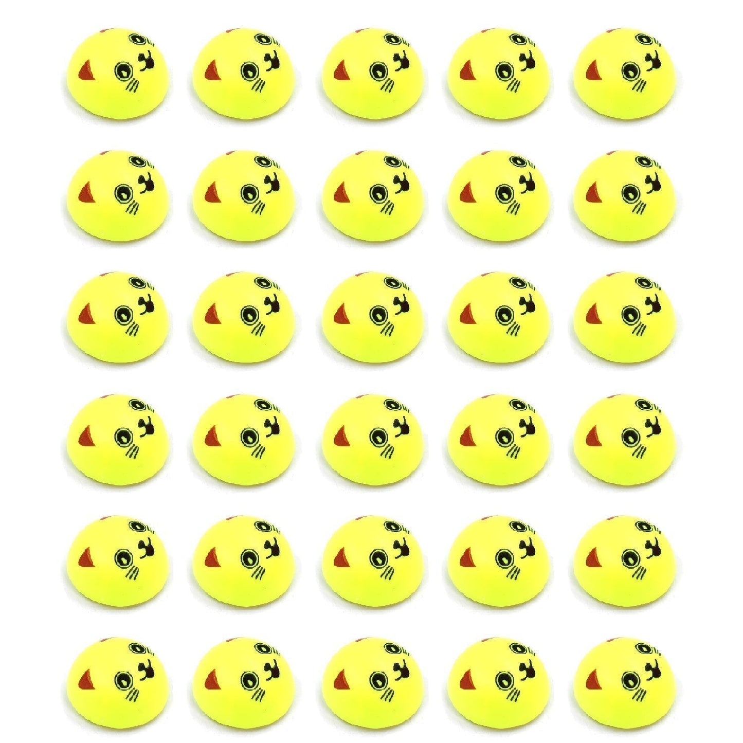 30PCS PULL BACK SMILEY TOY