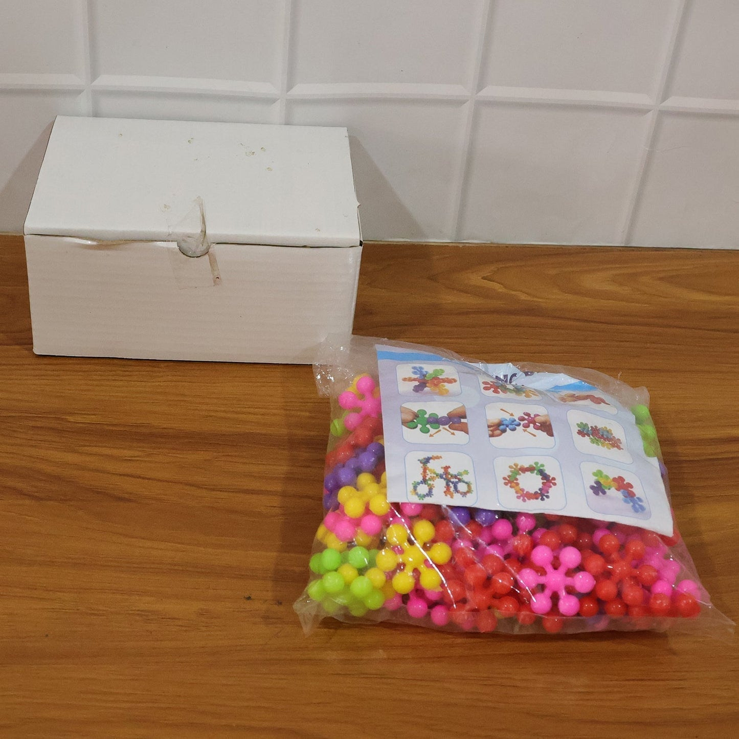 DIY Building Blocks Toy for Kids â€“ Colourful Creative Puzzle (1 Set)