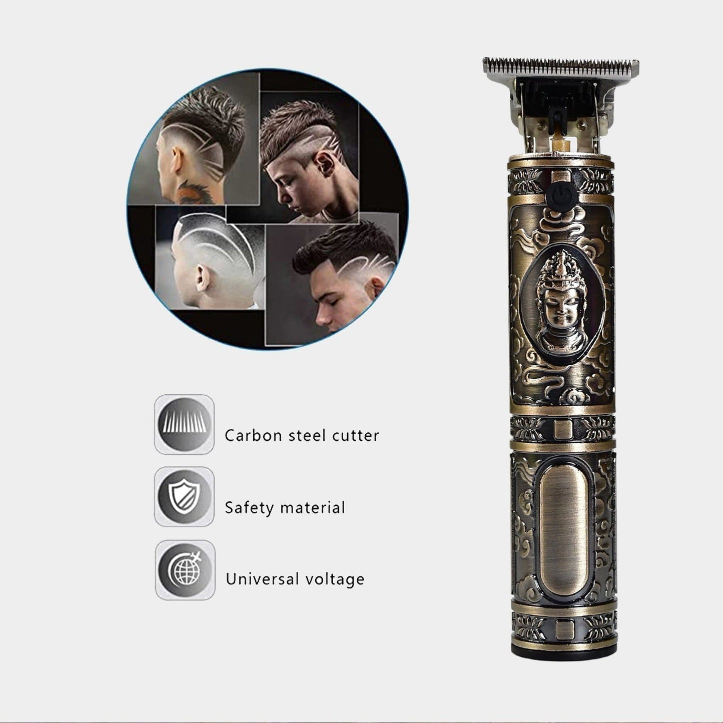Electric shaving machine dry shaving for men - hair shaving and trimming beard With adjustable blade clipper., Hair accessories