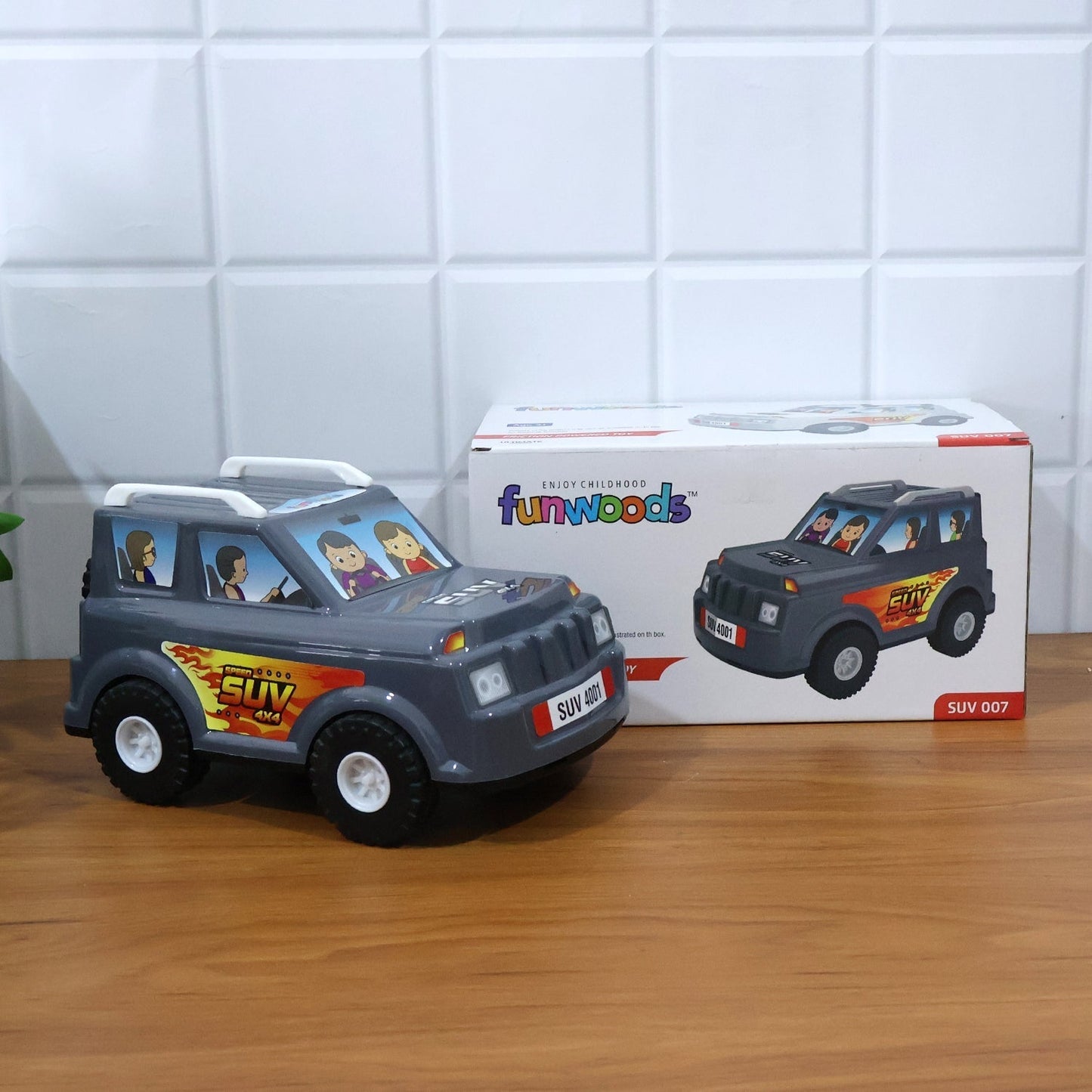 Funwoods Scurry Toy Cars for Kids - 12 Pcs, Colorful, Fun & Interactive Cars