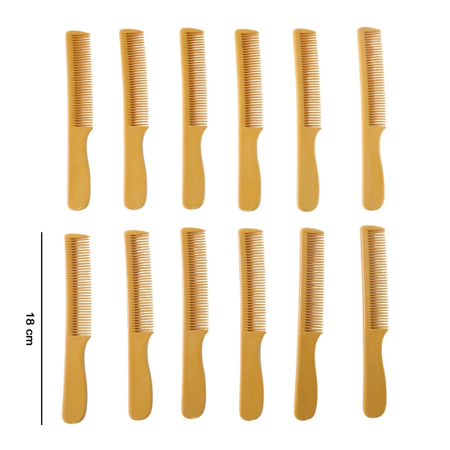 Professional Plastic Hair Styling Comb Set (12 Pc Set)