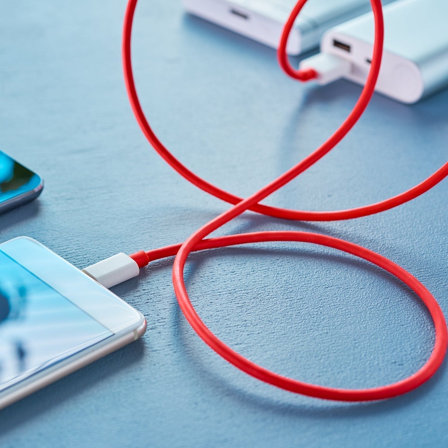 Unique Type C Dash Charging USB Cable for Fast Charging & Data Transfer (Red, 1 Meter)