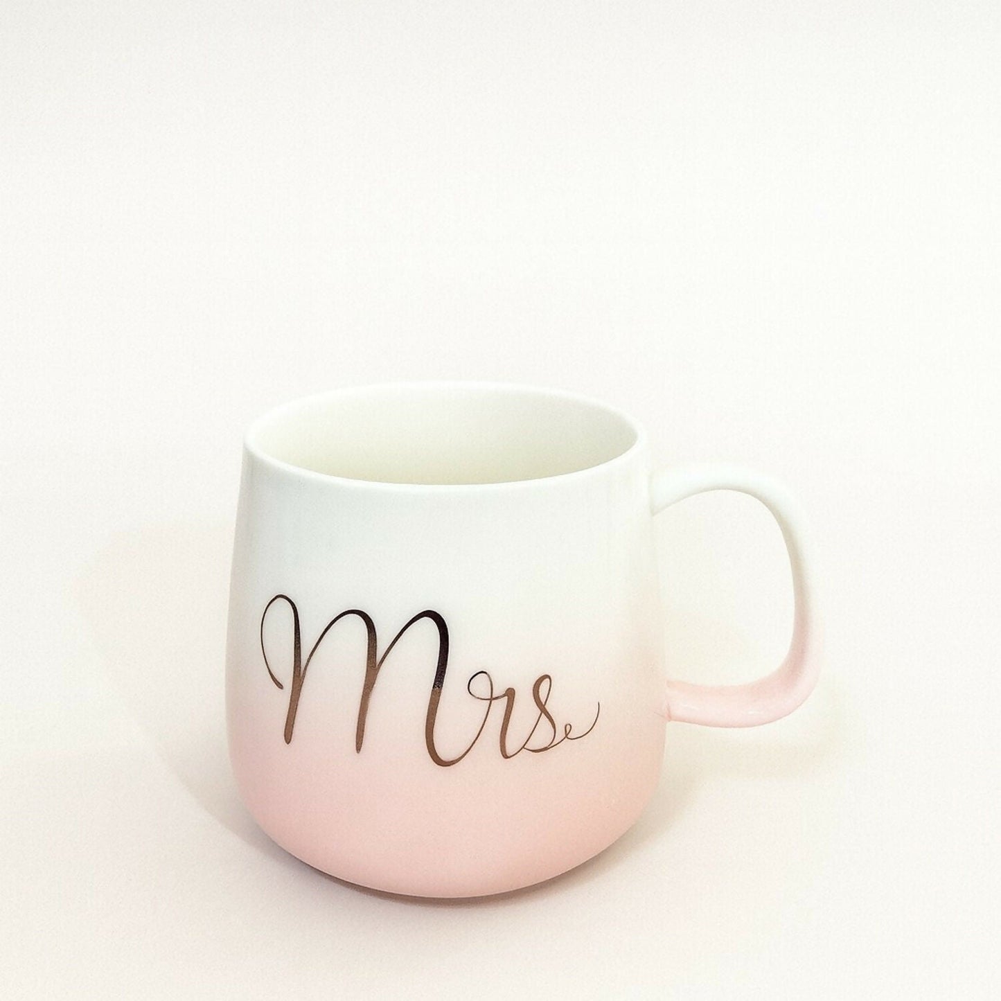 Mrs Gradient Pink Ceramic Mug | Elegant Ombre Tea & Coffee Cup for Women | Stylish Mrs Print Mug for Wife, Girlfriend, Sister & Mom | Premium Matte Finish Designer Mug | Perfect Gift for Anniversary, Birthday, Valentineâ€™s & Daily Use
