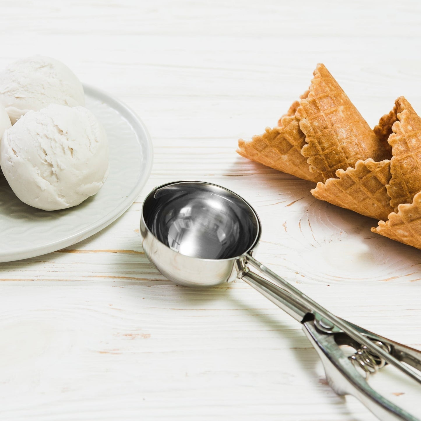 Premium Ice Cream Scoop with Easy Release