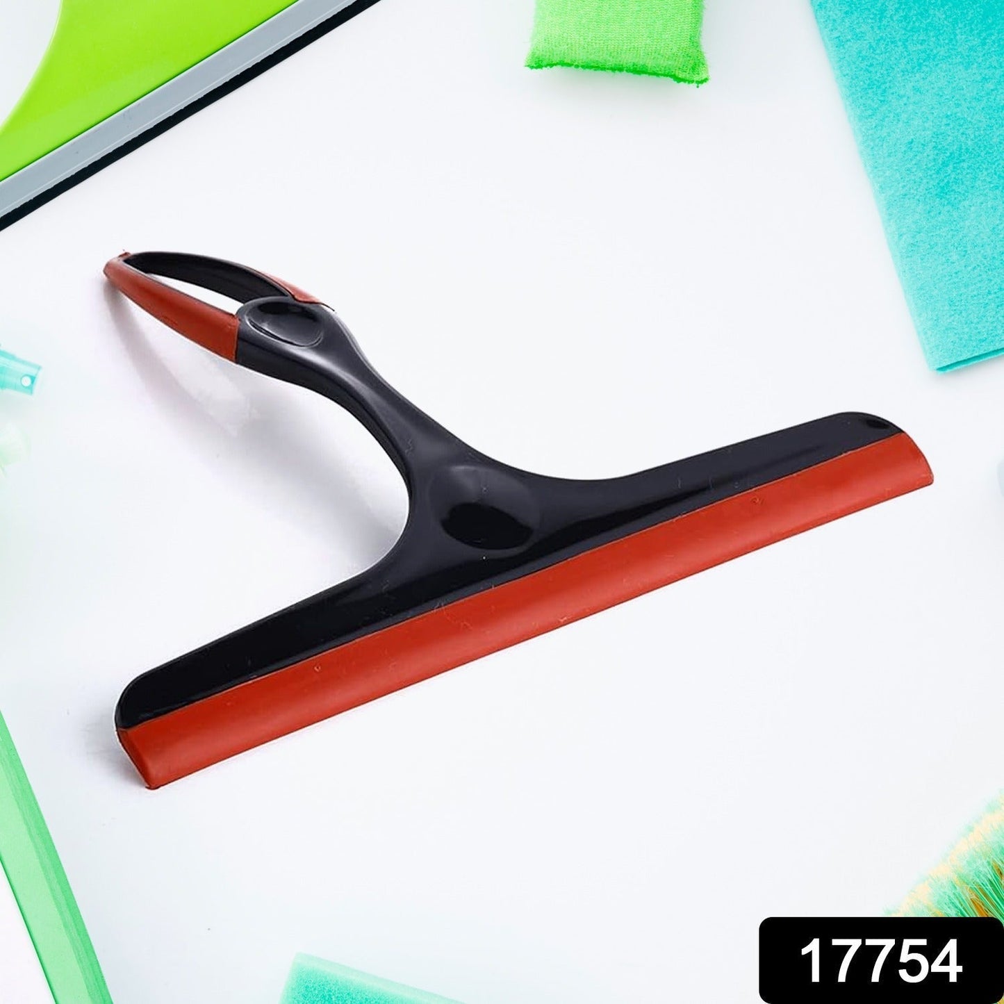 Plastic Kitchen Wiper - Silicone Head for Windows, Glass & Surfaces (1pc)