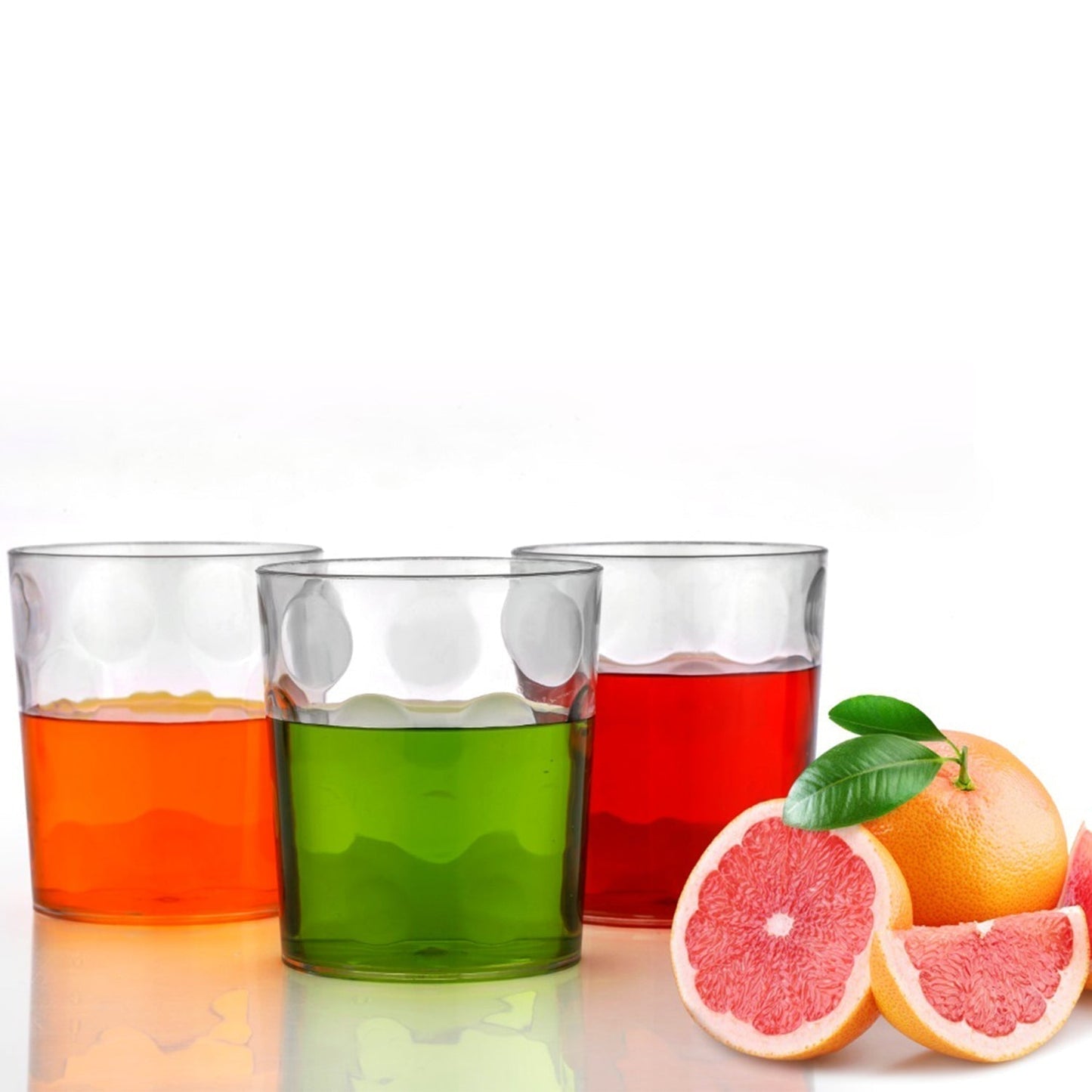 Multi Purpose Unbreakable Drinking Glass (Set of 6 Pieces) (300ml)