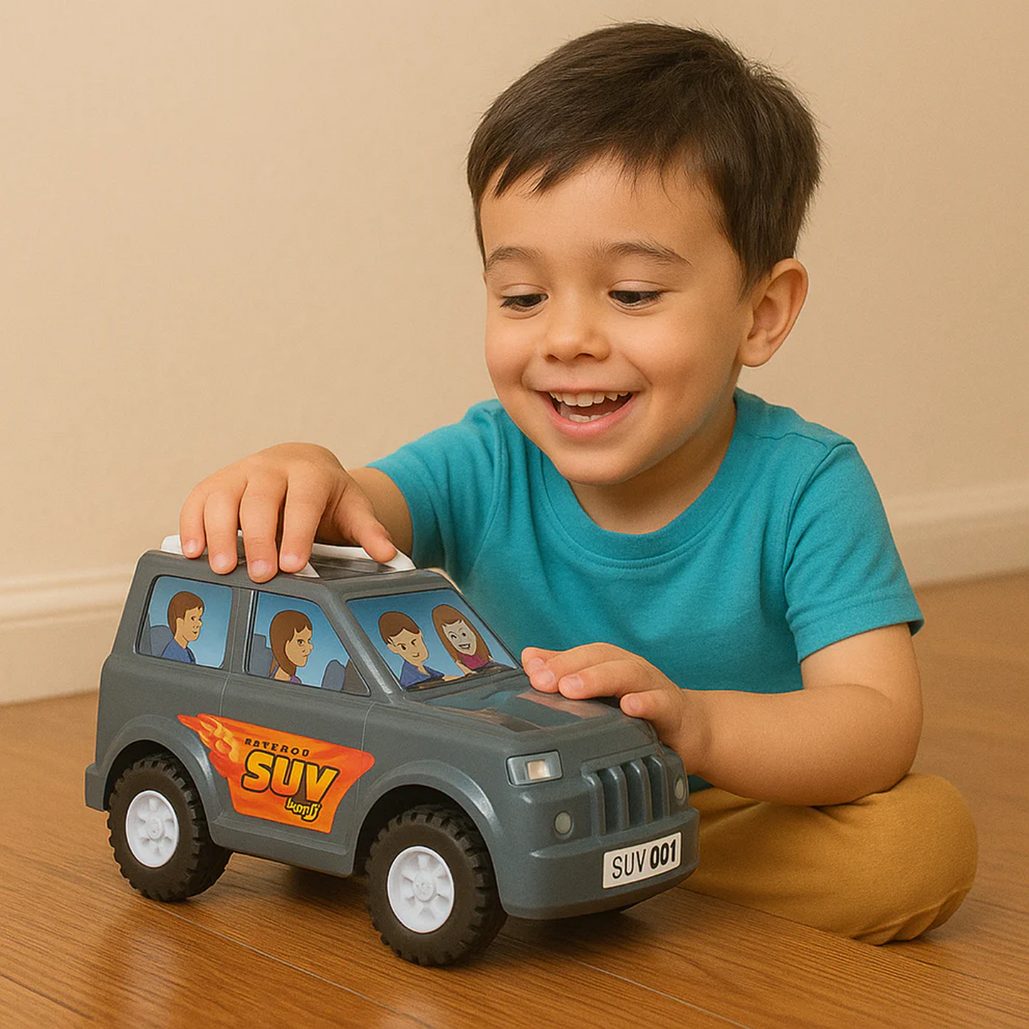 Funwoods Scurry Toy Cars for Kids - 12 Pcs, Colorful, Fun & Interactive Cars