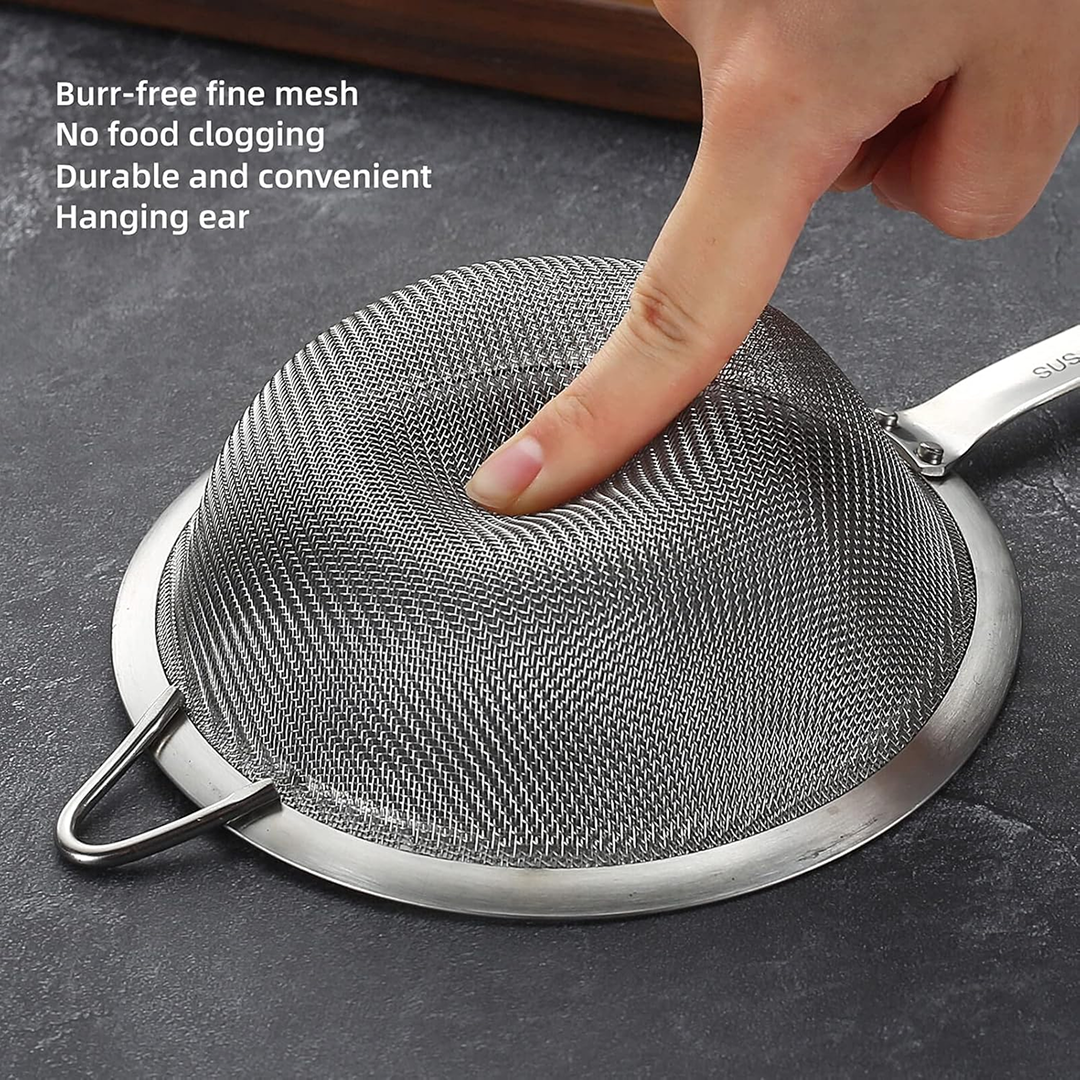 Ritu Heavy-Duty Stainless Steel Fine Mesh Tea Strainer (1 Pc)