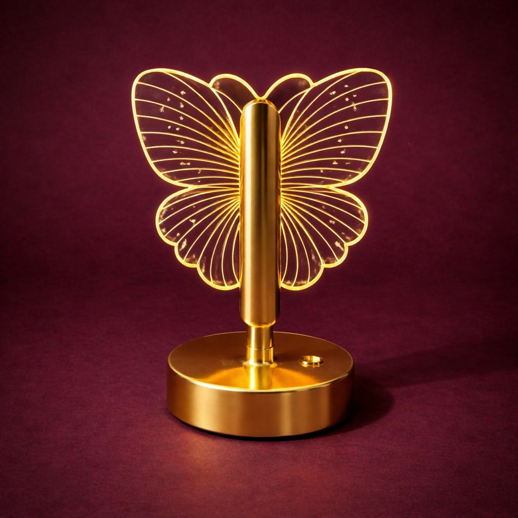 Butterfly LED Table Lamp Decorative Warm Light Night Lamp (Pattern may vary)