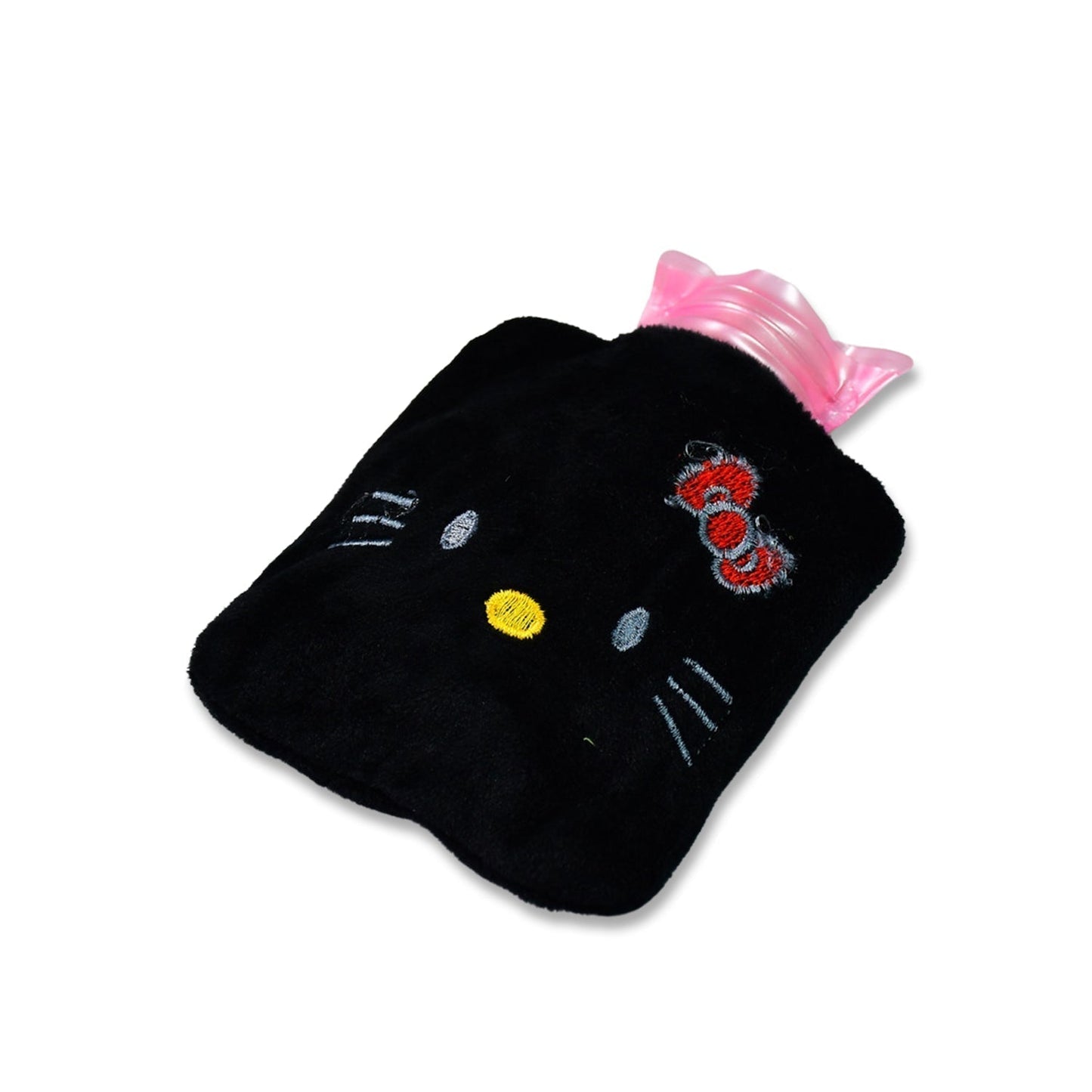 Black Small Hot Water Bag with Cover â€“ Pain Relief & Warmer