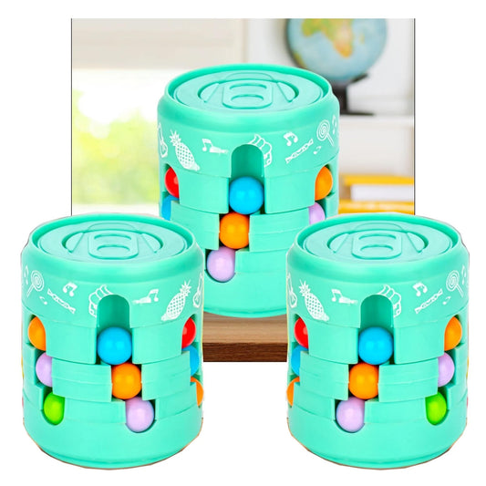 2-in-1 Magic Spinning Puzzle Cube | Focus & Anxiety Relief for Kids & Adults