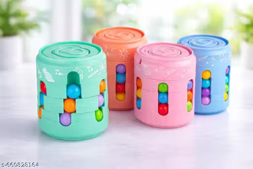 2-in-1 Magic Spinning Puzzle Cube | Focus & Anxiety Relief for Kids & Adults