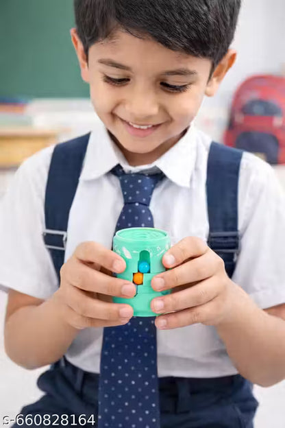 2-in-1 Magic Spinning Puzzle Cube | Focus & Anxiety Relief for Kids & Adults