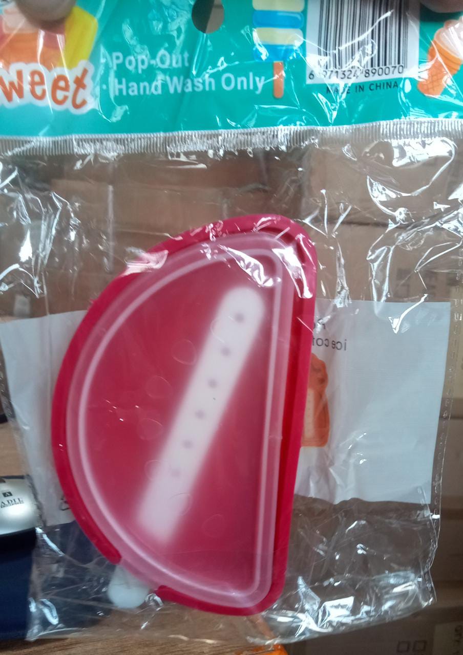 Silicone Ice Cream and Ice  Moulds - Watermelon sicle Molds, DIY Kitchen Tool for Ice Treats
