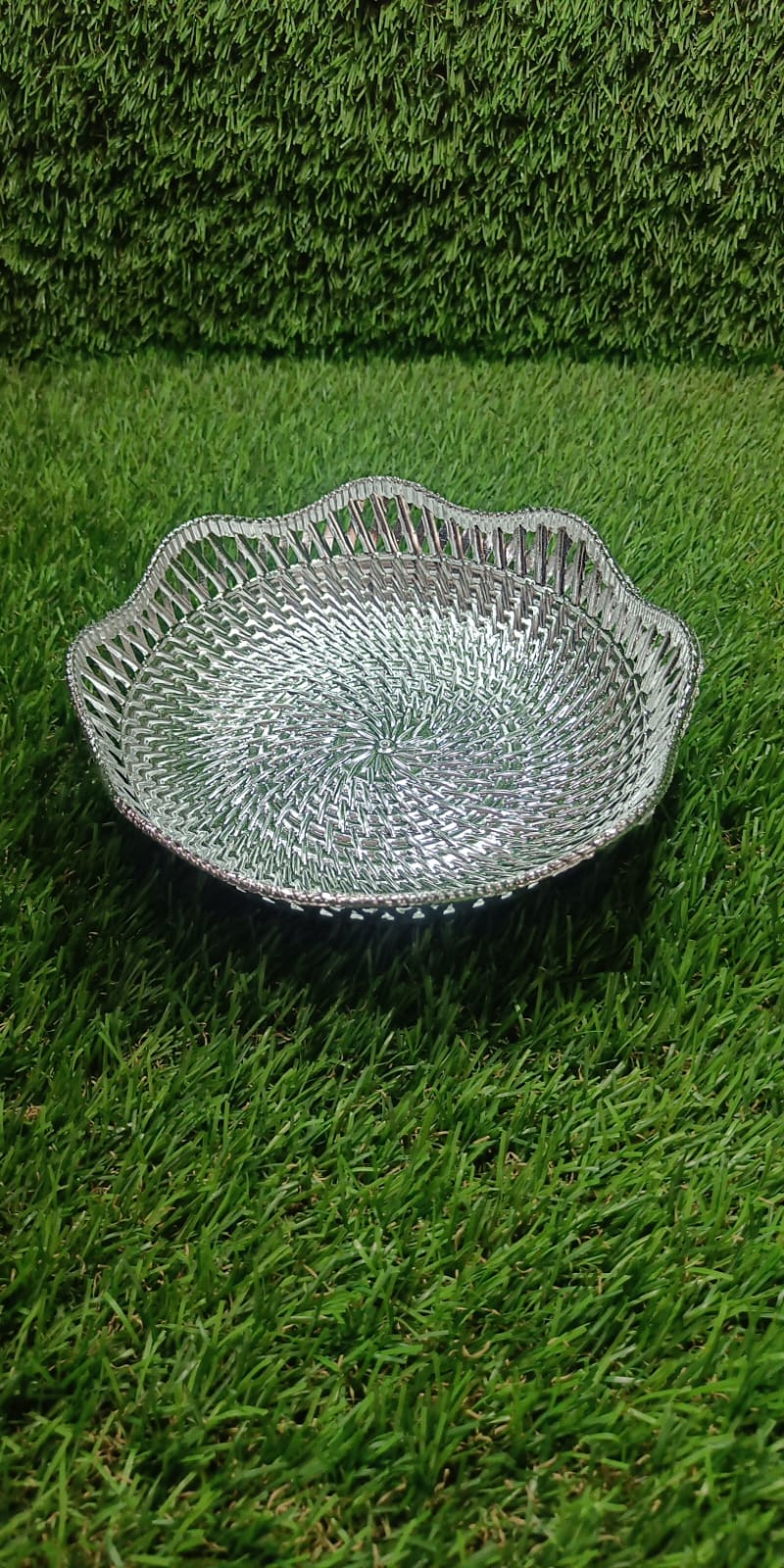 Round Traditional Multipurpose Mukhwas Serving Tray – Decorative Platters (1 Pc)