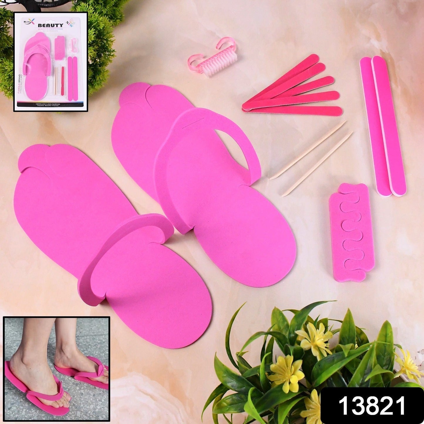 Salon Pedicure Kit, Professional Pedicure Tools Set (13 Pcs Set)
