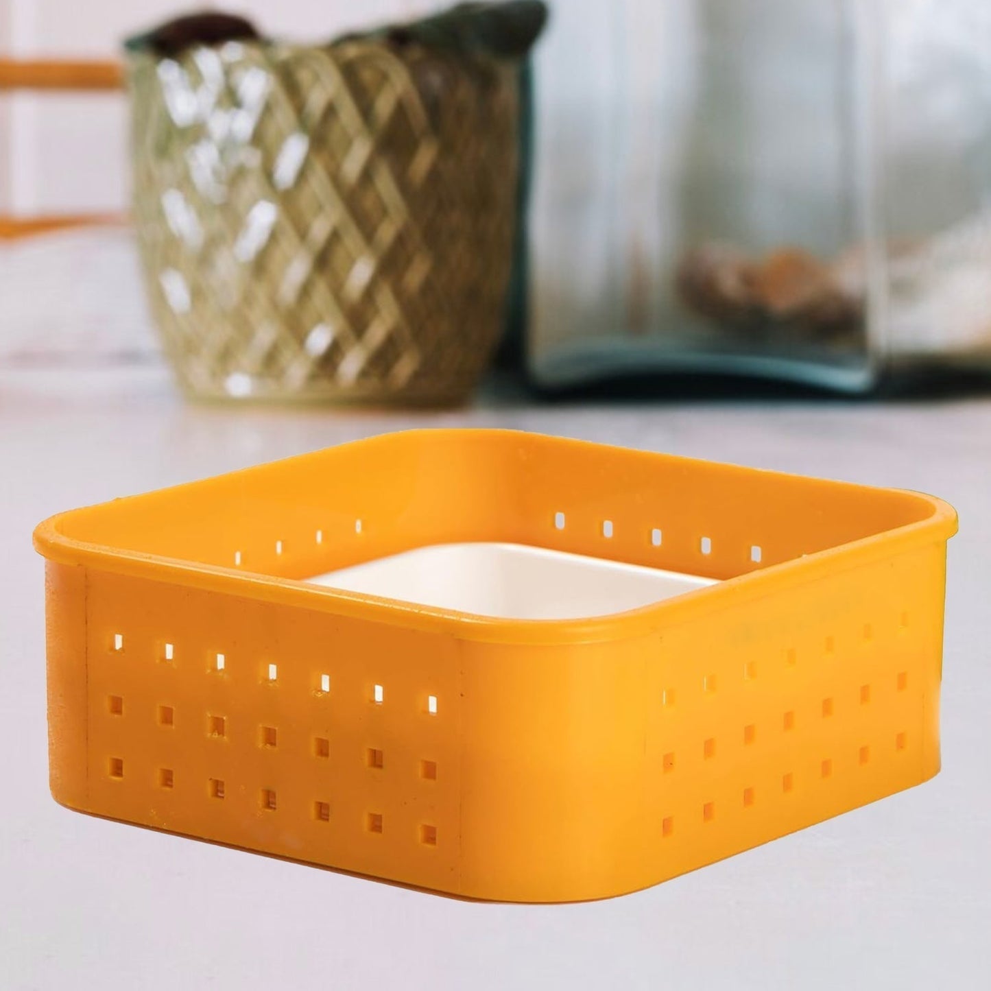 Square Shape Paneer Maker with Lid, Tofu & Sprouts Mould