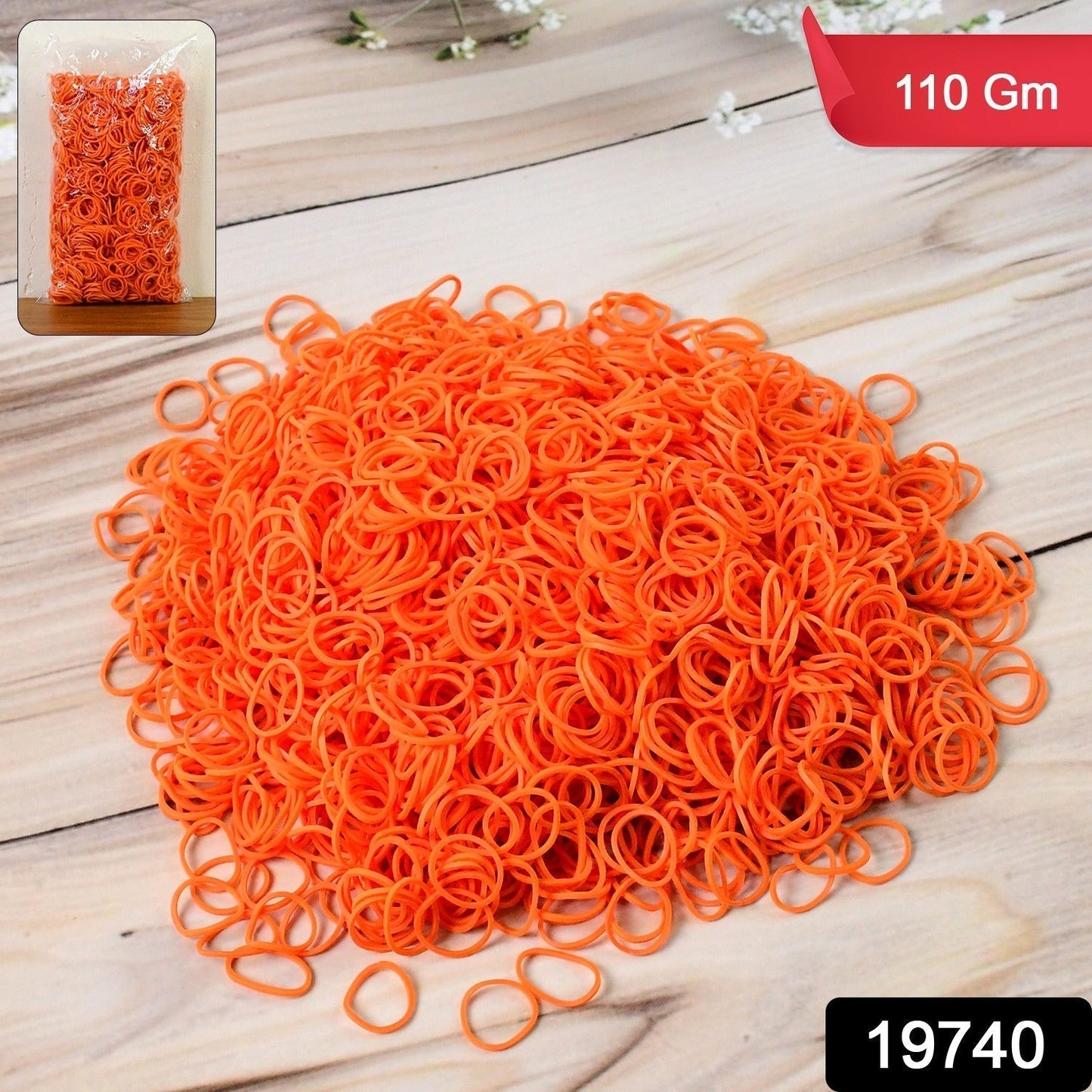 Premium Strong Elastic Rubber Bands â€“ Multipurpose Bands (Approx. 110 gm Pack)