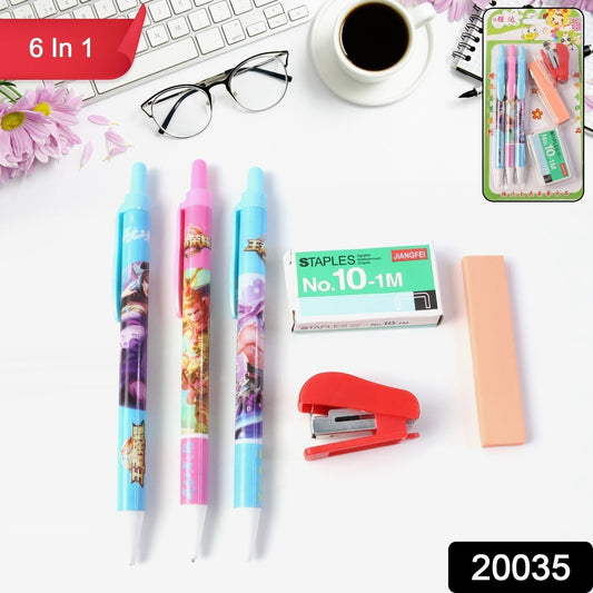 6-in-1 Stationery Set â€“ 1 Set for School, Office