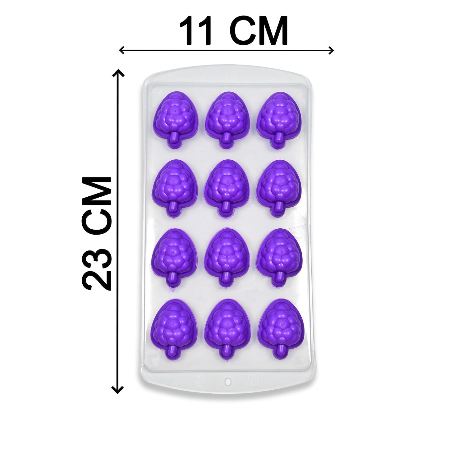 Mix design Ice Trays for Freezer with Easy to Release Flexible Silicone shape ice cavity.