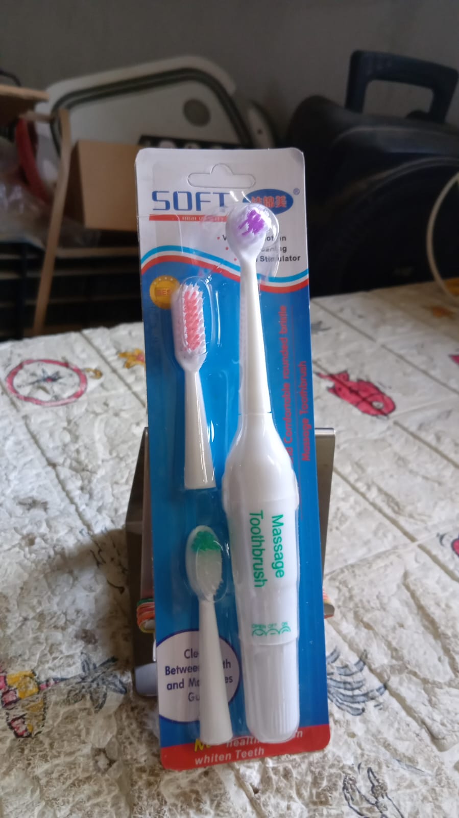 Electric Toothbrush for Adults & Teens – Deep Cleansing, Battery Operated (Battery Not included)