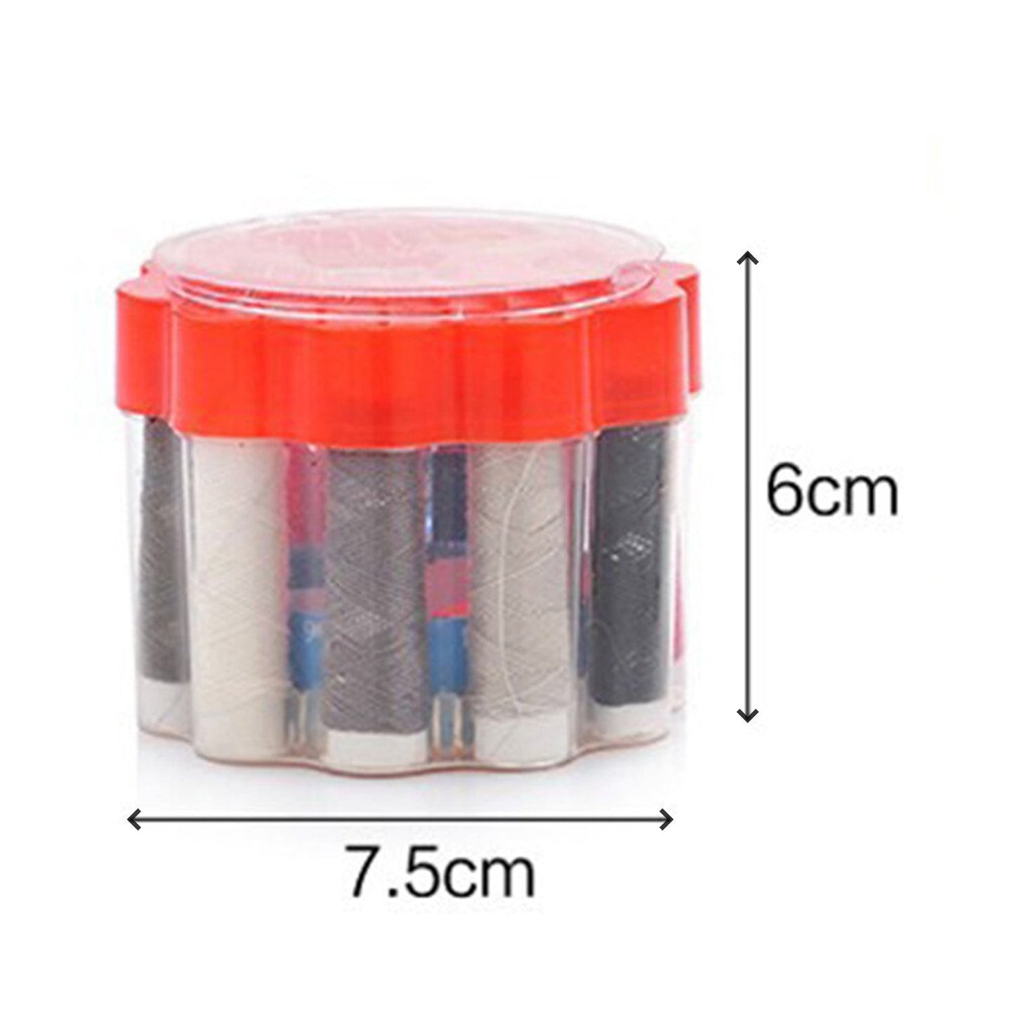 24 Pc Sewing Box used in storing of thread roles and sewing stuff including all home purposes.
