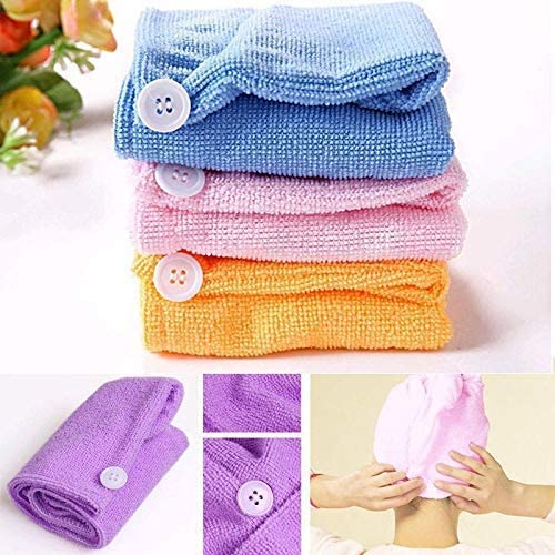 Quick Turban Hair-Drying Absorbent Microfiber Towel / Dry Shower Caps, Hair accessories
