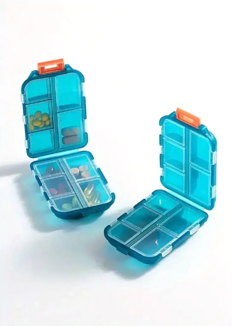 The Ultimate Mini Travel Pill Organizer (Double Layer)