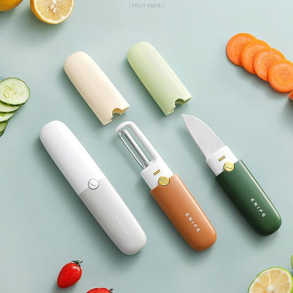 Buy 2 in 1 Knife with Peeler & Scissor for Kitchen | Zentek