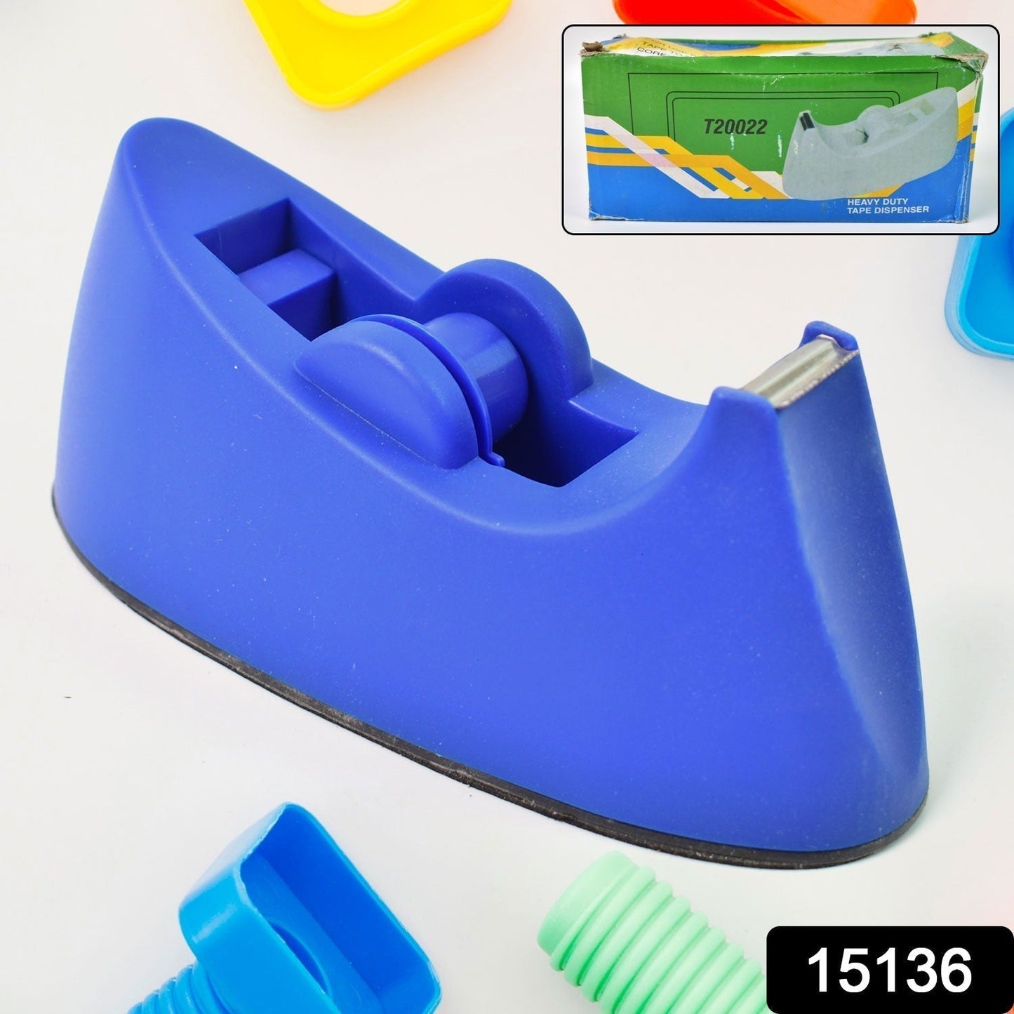 Plastic Tape Dispenser Cutter for Home Office use (1 pc / Big)