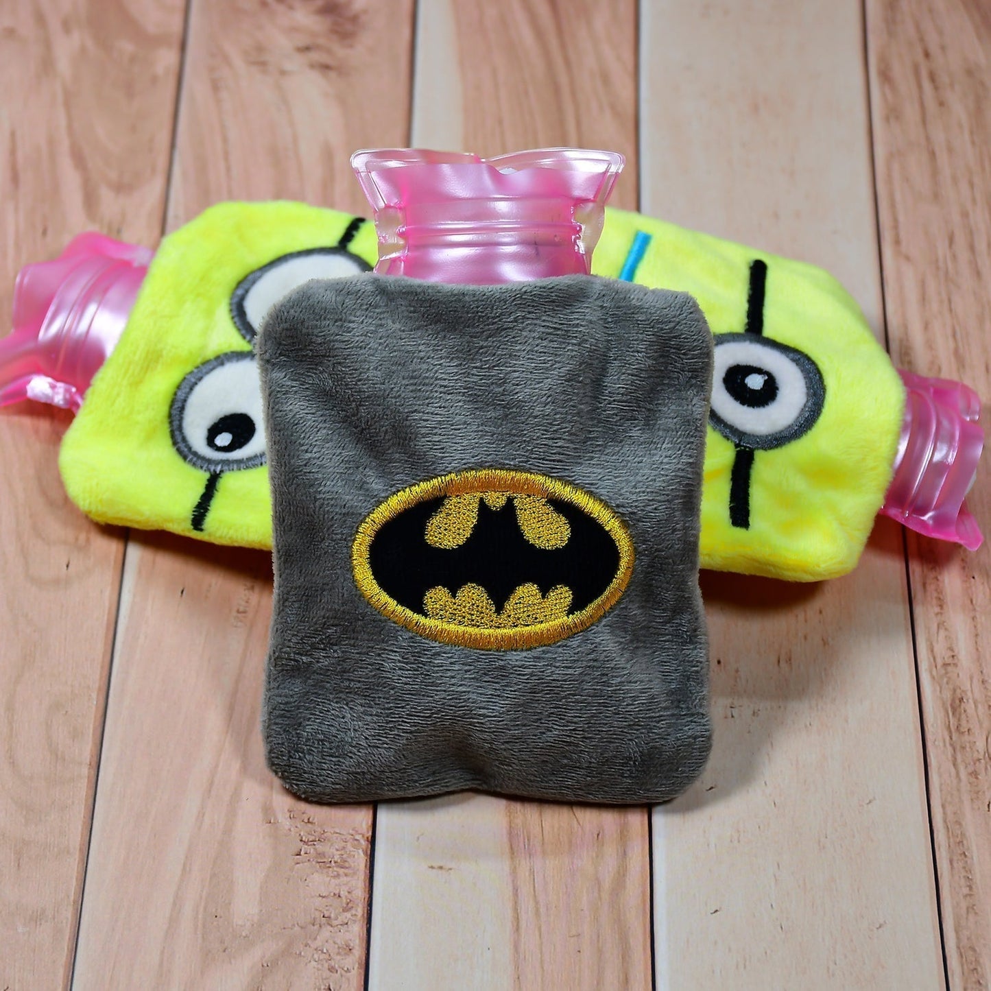 Batman small Hot Water Bag with Cover for Pain Relief, Neck, Shoulder Pain and Hand, Feet Warmer, Menstrual Cramps.