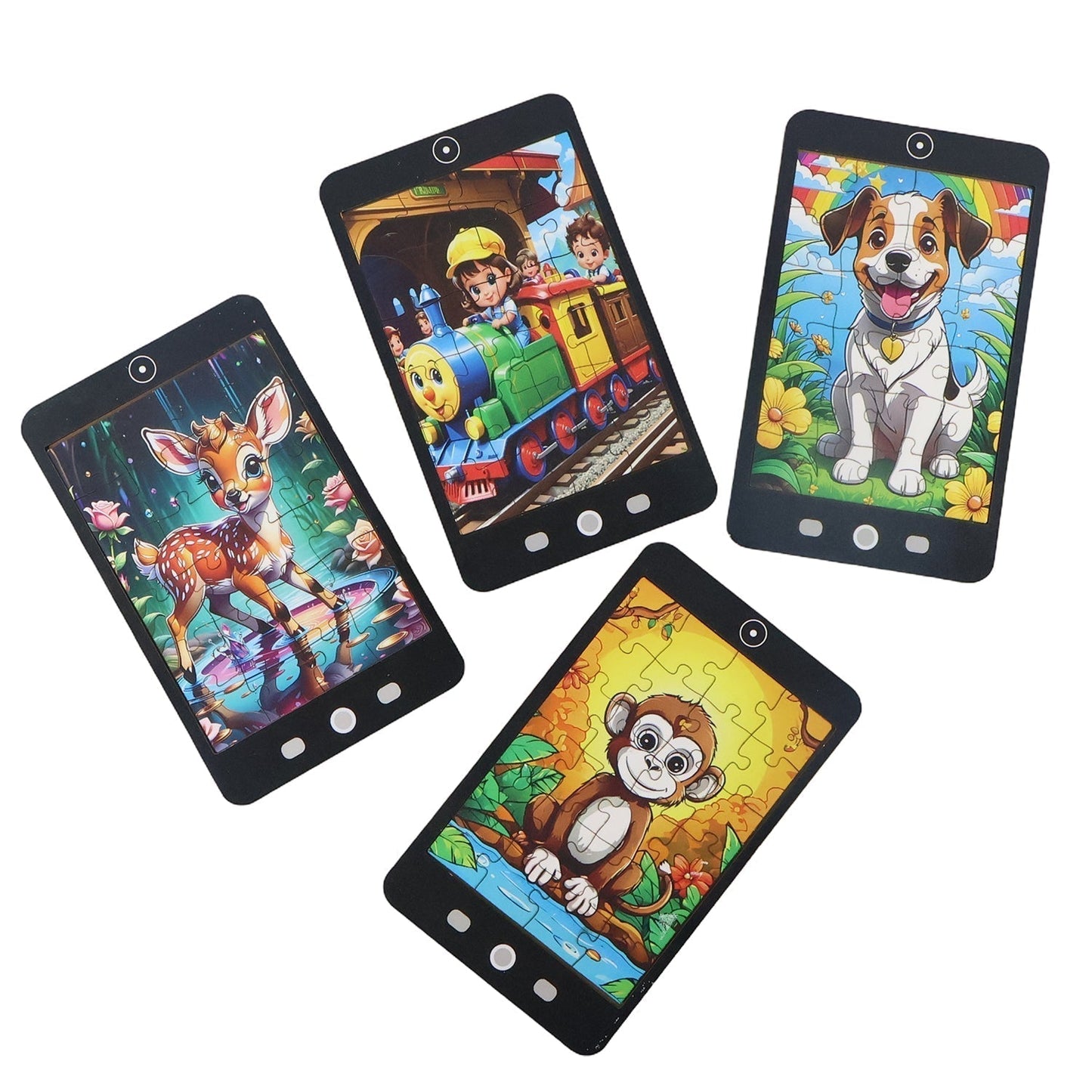 Kids Mini Cartoon Jigsaw Puzzle â€“ 1 Pc Mix Design