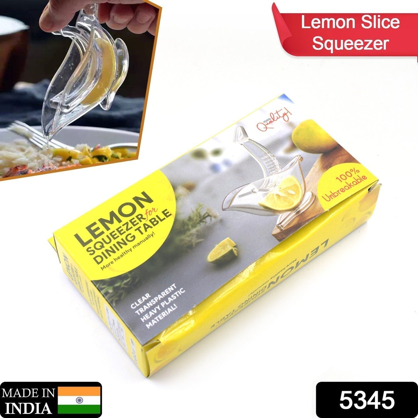Bird-Shaped Lemon Squeezer for Citrus Fruits (Portable, Color Box)