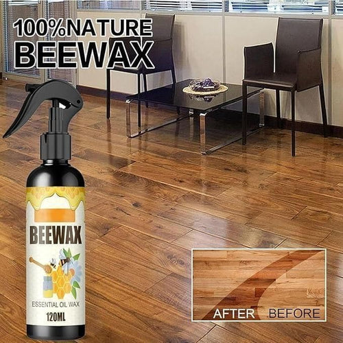 Beeswax Furniture & Multipurpose Spray Polish – Natural Wood Care & Shine Protector (1 Bottle)