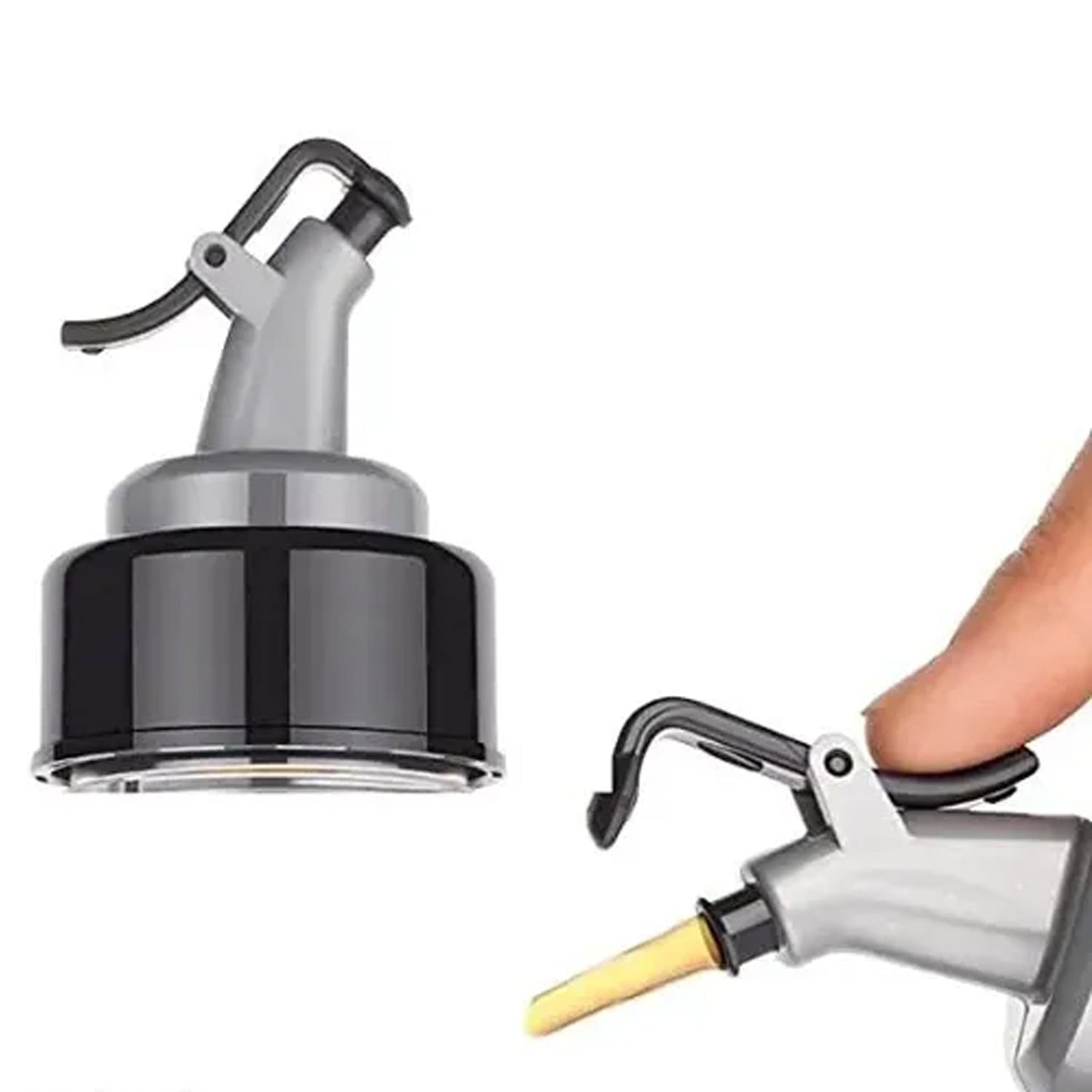 1L Oil Dispenser with Lid & Drip-Free Spout