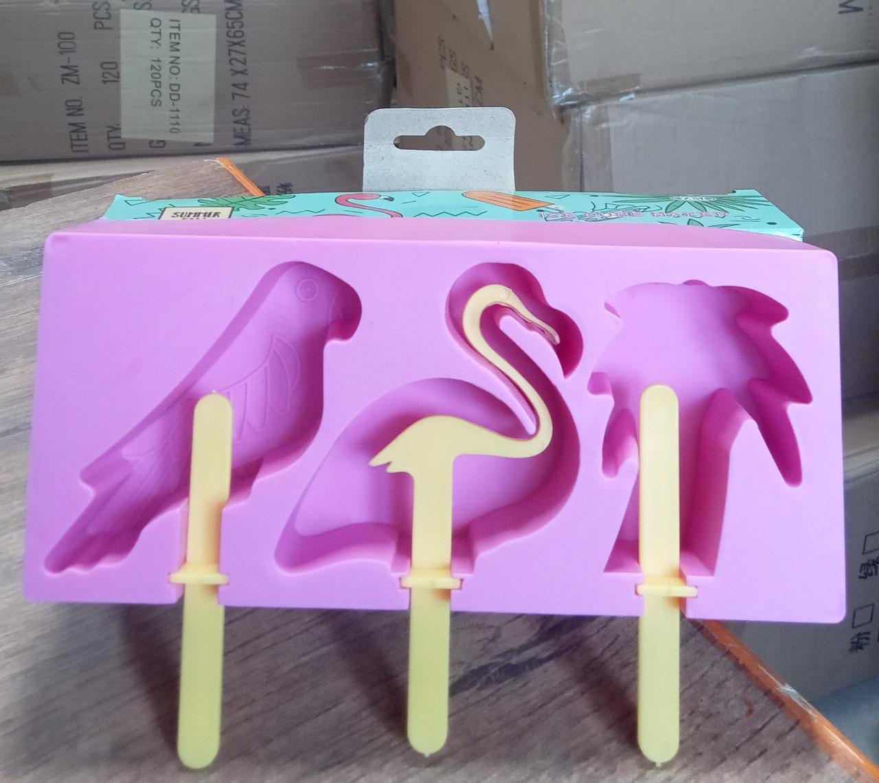 Fancy Ice Candy Mould Maker - Food-Grade Reusable sicle Molds, Ice Cream and Kulfi Sticks for All Ages