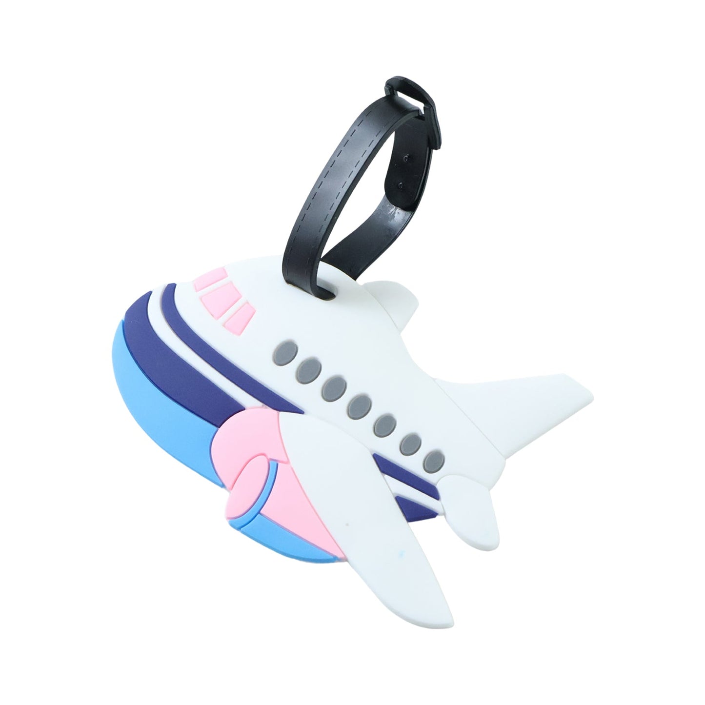 Airplane Shape Travel Identification Luggage Bag Tag (1 Pc)