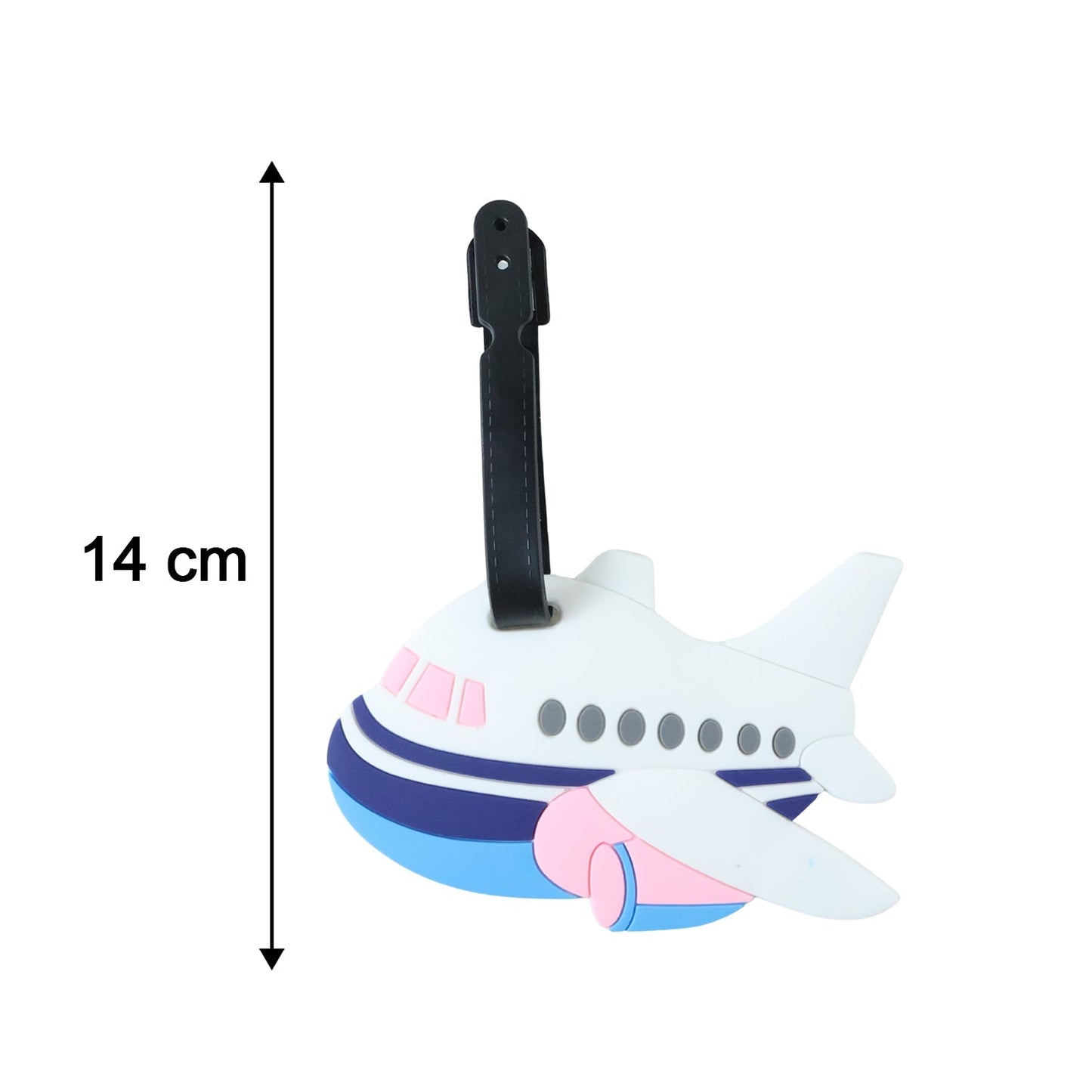 Airplane Shape Travel Identification Luggage Bag Tag (1 Pc)