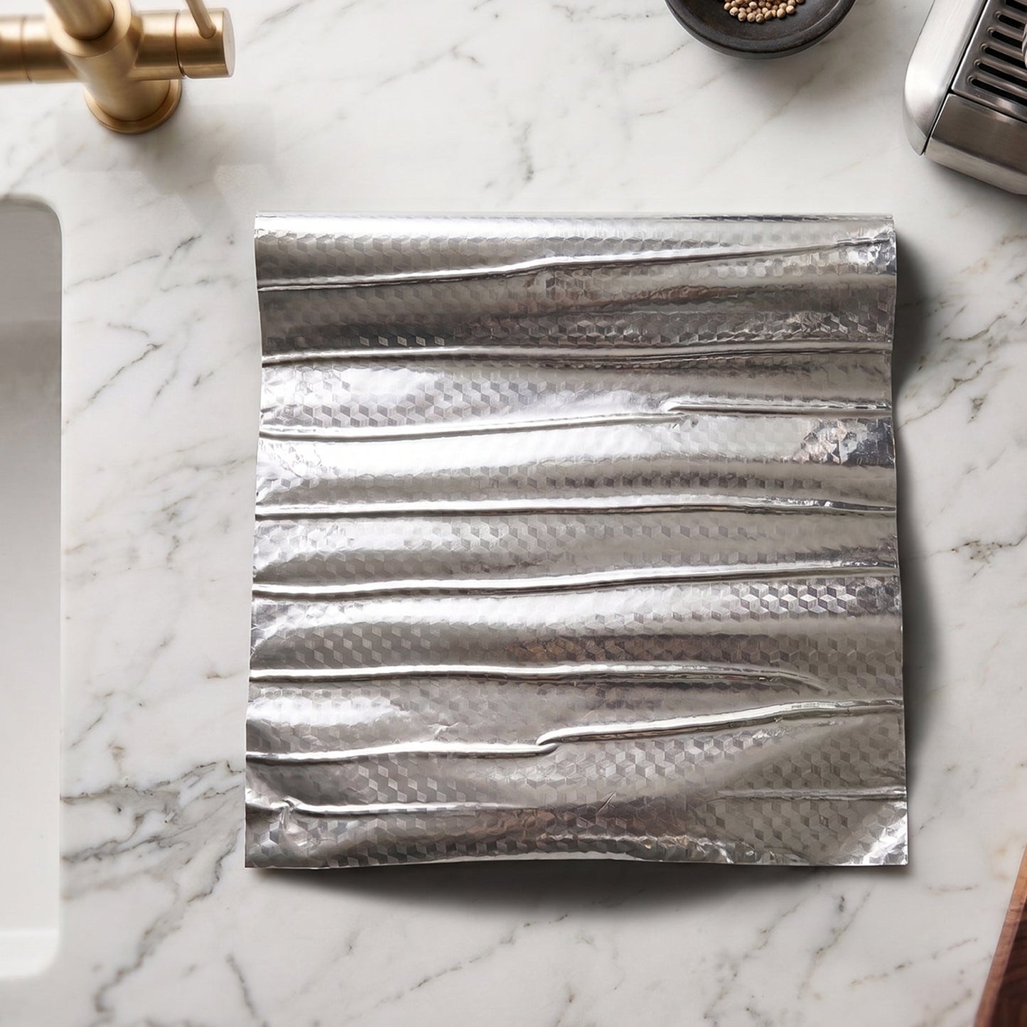 Aluminium Foil Paper Roll Kitchen Wrapping Food Storage Cooking Baking (1 Pc)