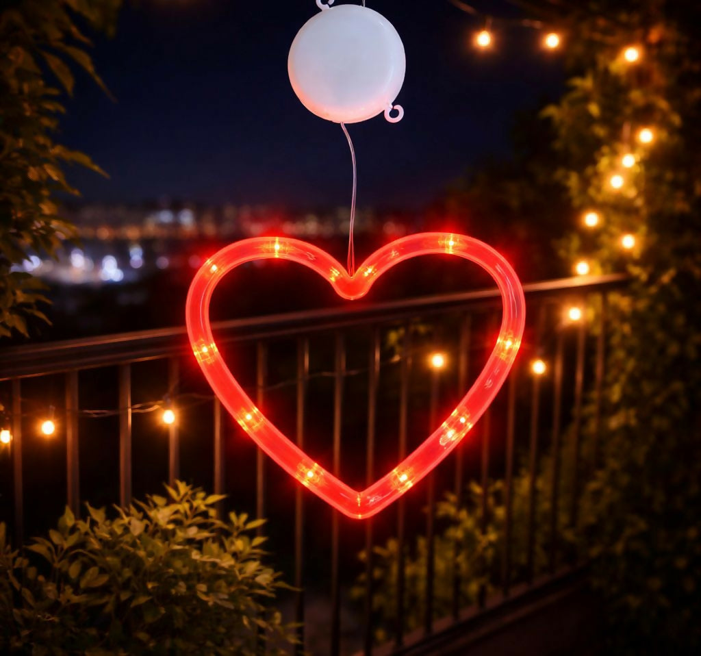 Heart Shape LED Decorative Wall Light for Bedroom, Home & Romantic Decor