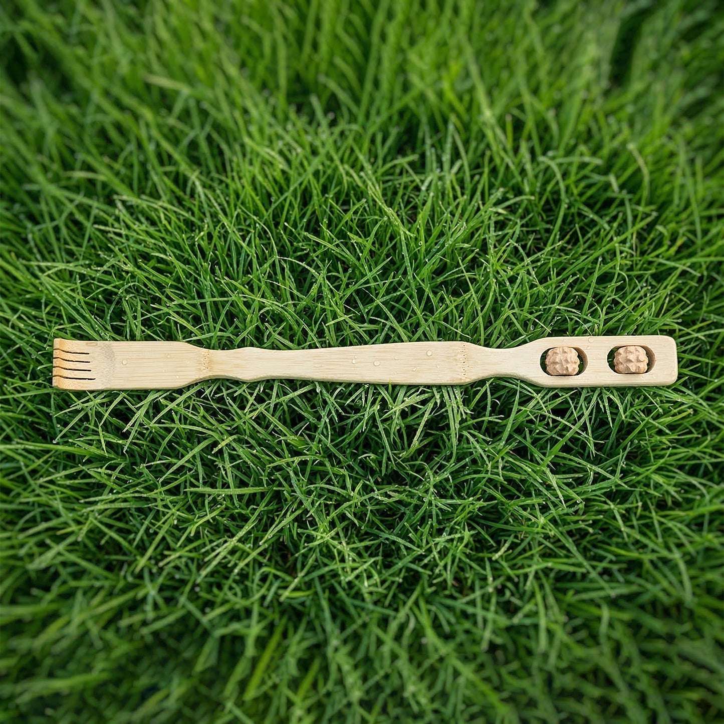 Wooden Back Massager Stick (1 Pc, 46 Cm)