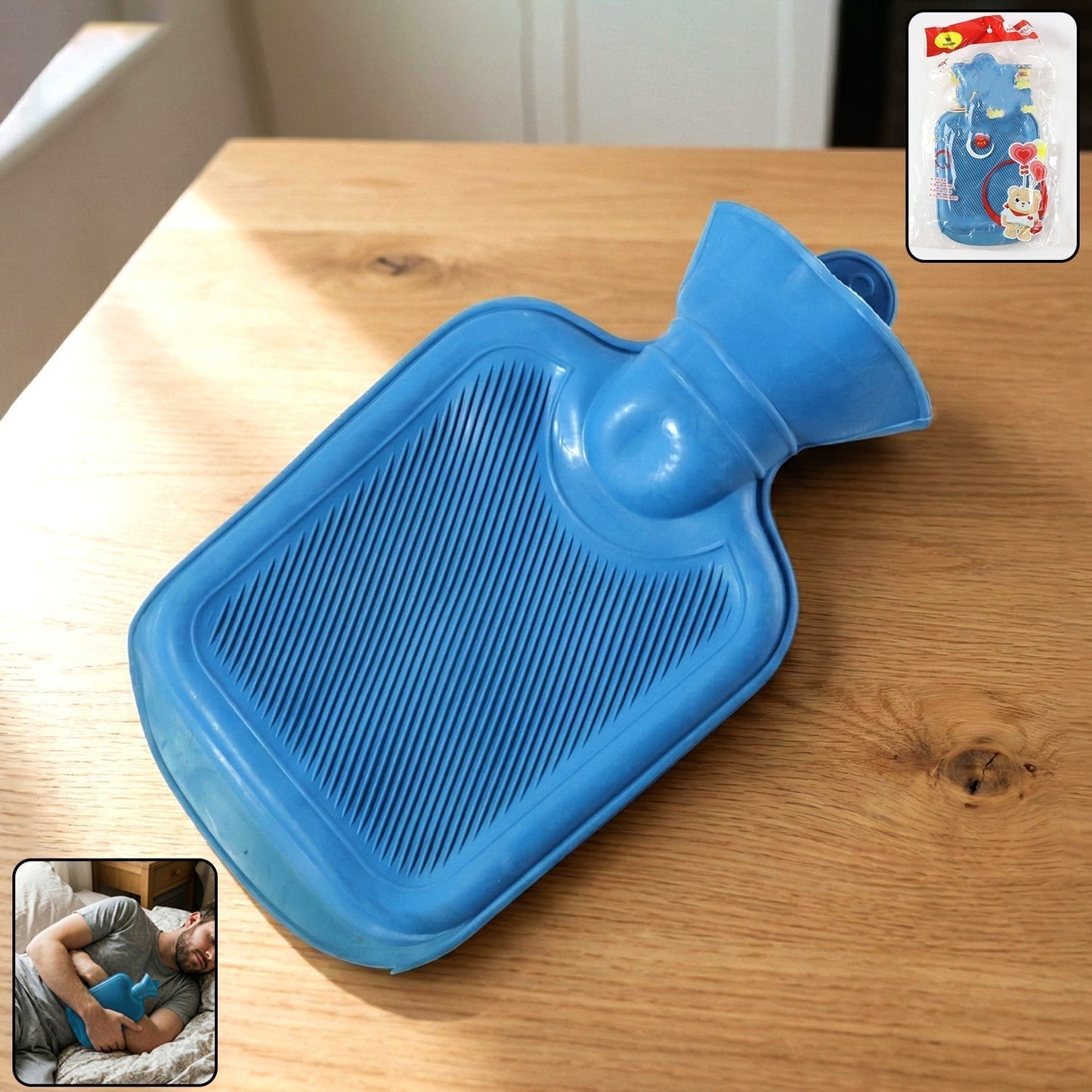 Reusable Hot Water Bag for Pain Relief (23 Ã— 12 cm / 1 Pc)