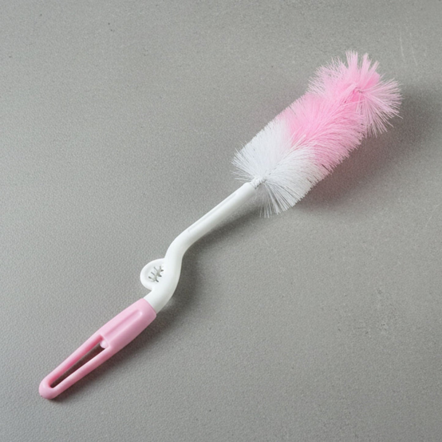 Bottle & Nipple Cleaning Brush with 360Â° Rotary Handle (1 Pc)