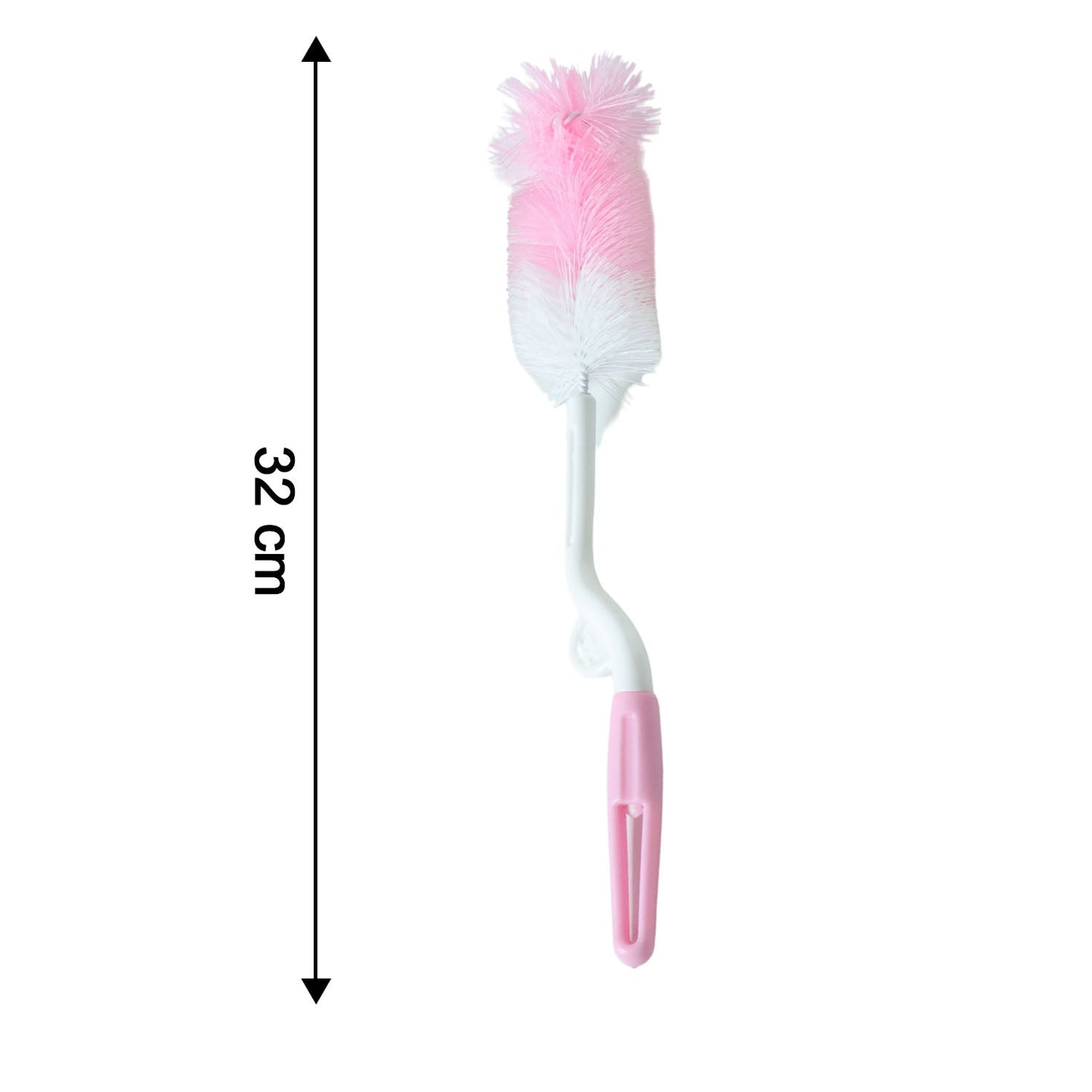Bottle & Nipple Cleaning Brush with 360Â° Rotary Handle (1 Pc)